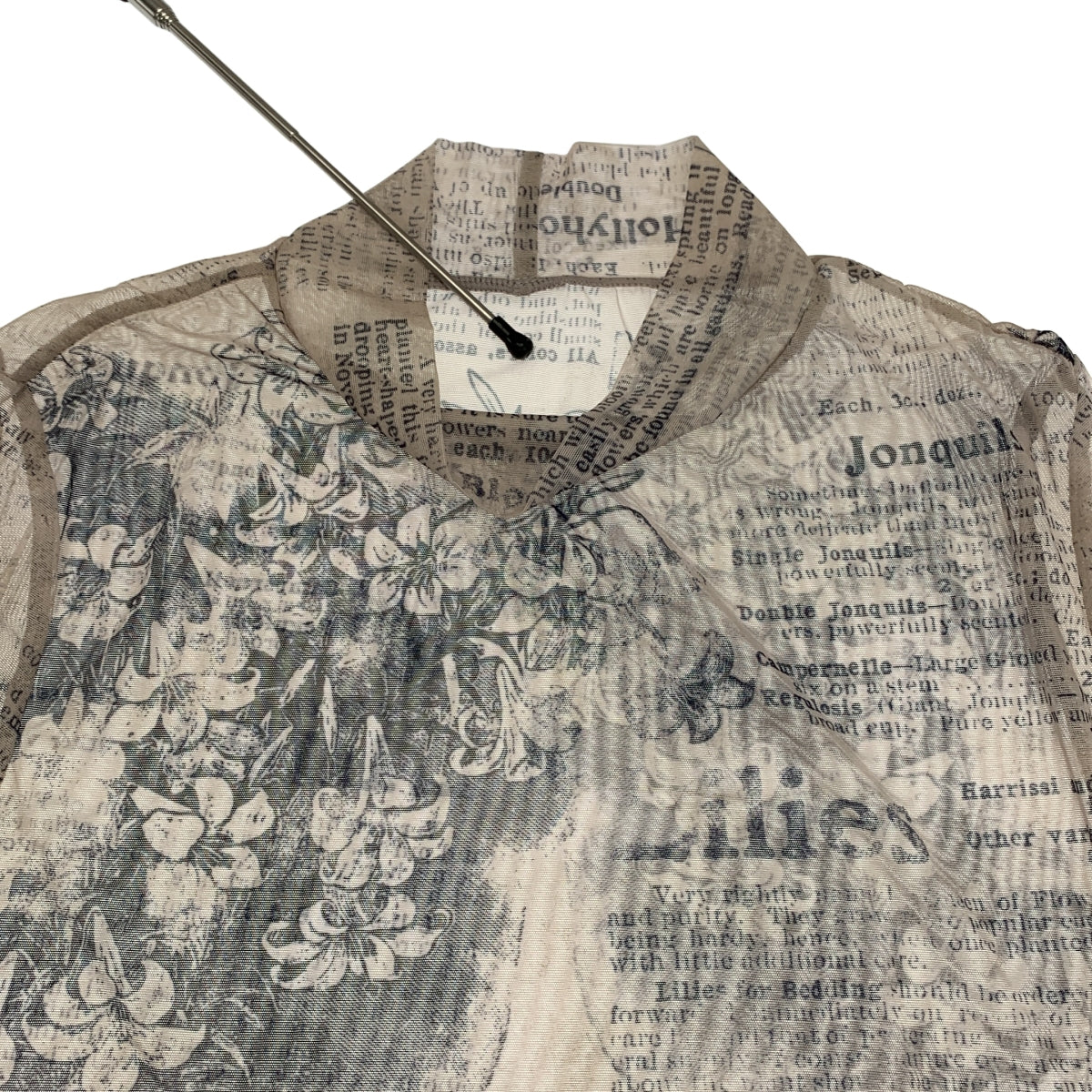 AMERI / アメリ | PICTURE BOOK TATTOO TOP タトゥー柄 メッシュトップス | F | レディース