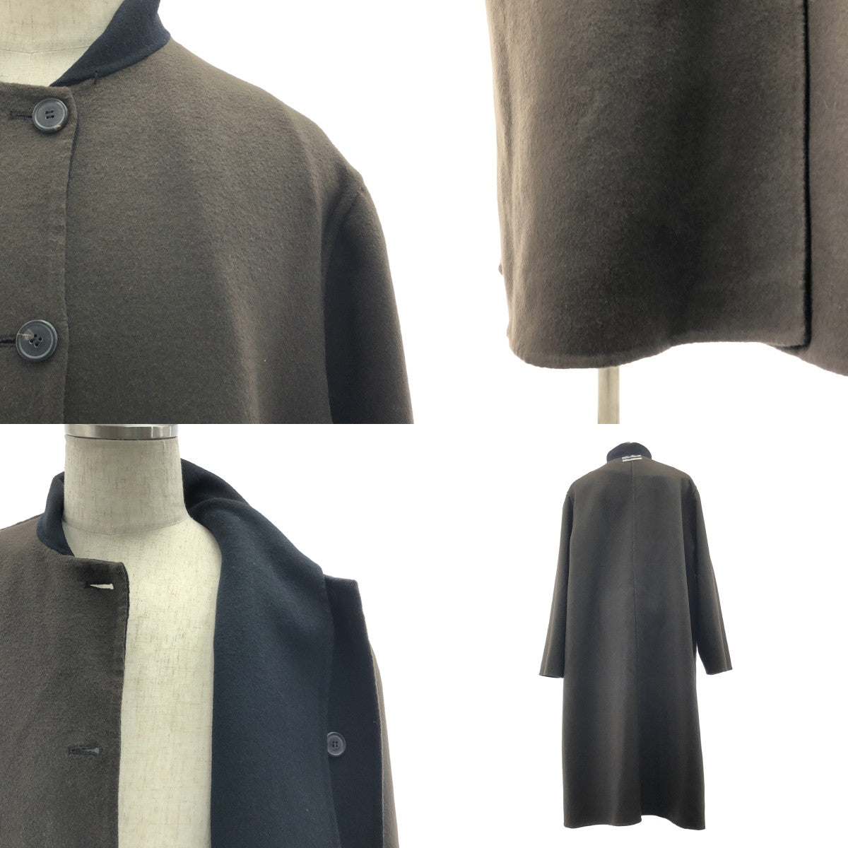 美品】 Cristaseya / クリスタセヤ | REVERSIBLE OVERCOAT W/SCARF