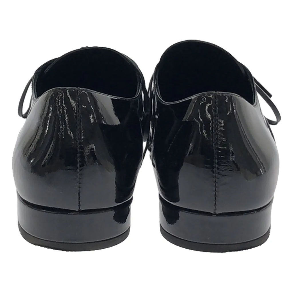 PRADA / プラダ | エナメルレザー レースアップシューズ | 34 1/2