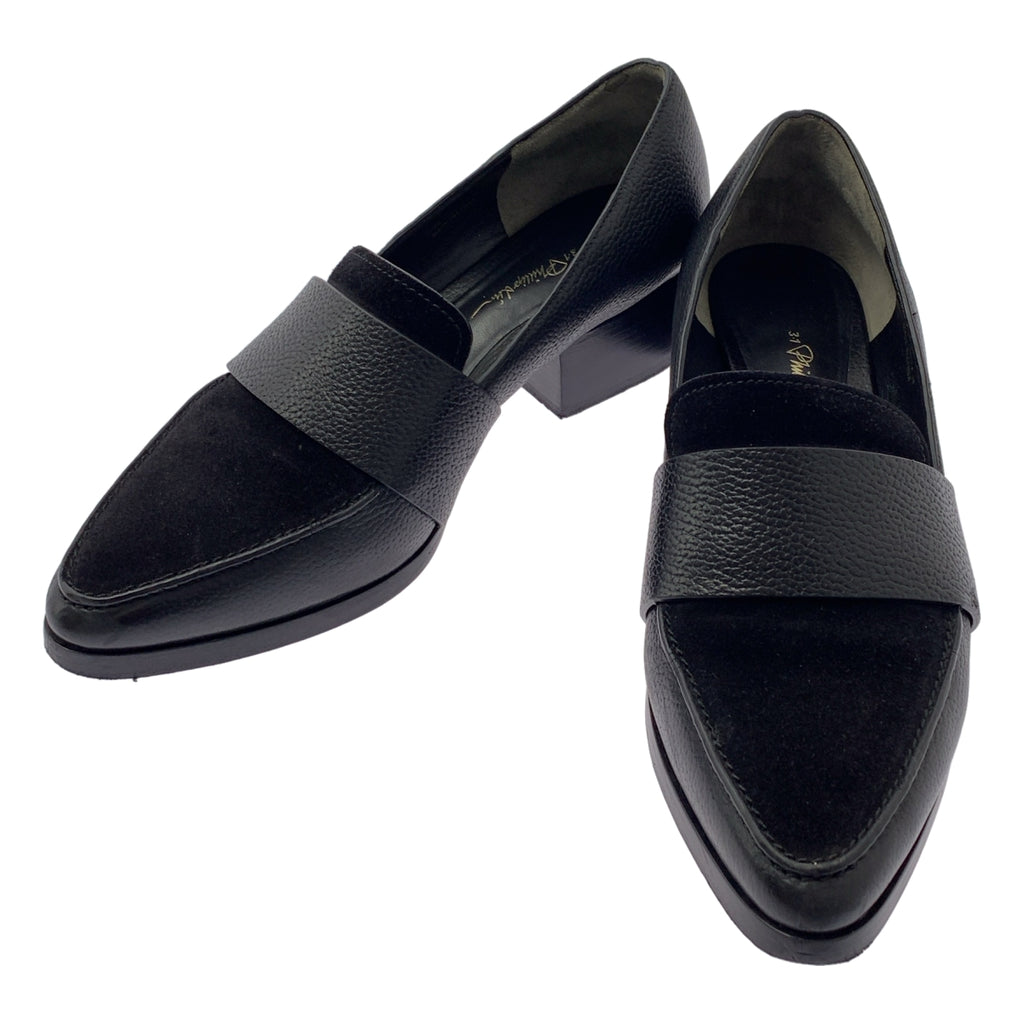 3.1 Phillip Lim / 쓰리원 필립 림 | 가죽 스웨이드 전환 힐 로퍼 | 38 |