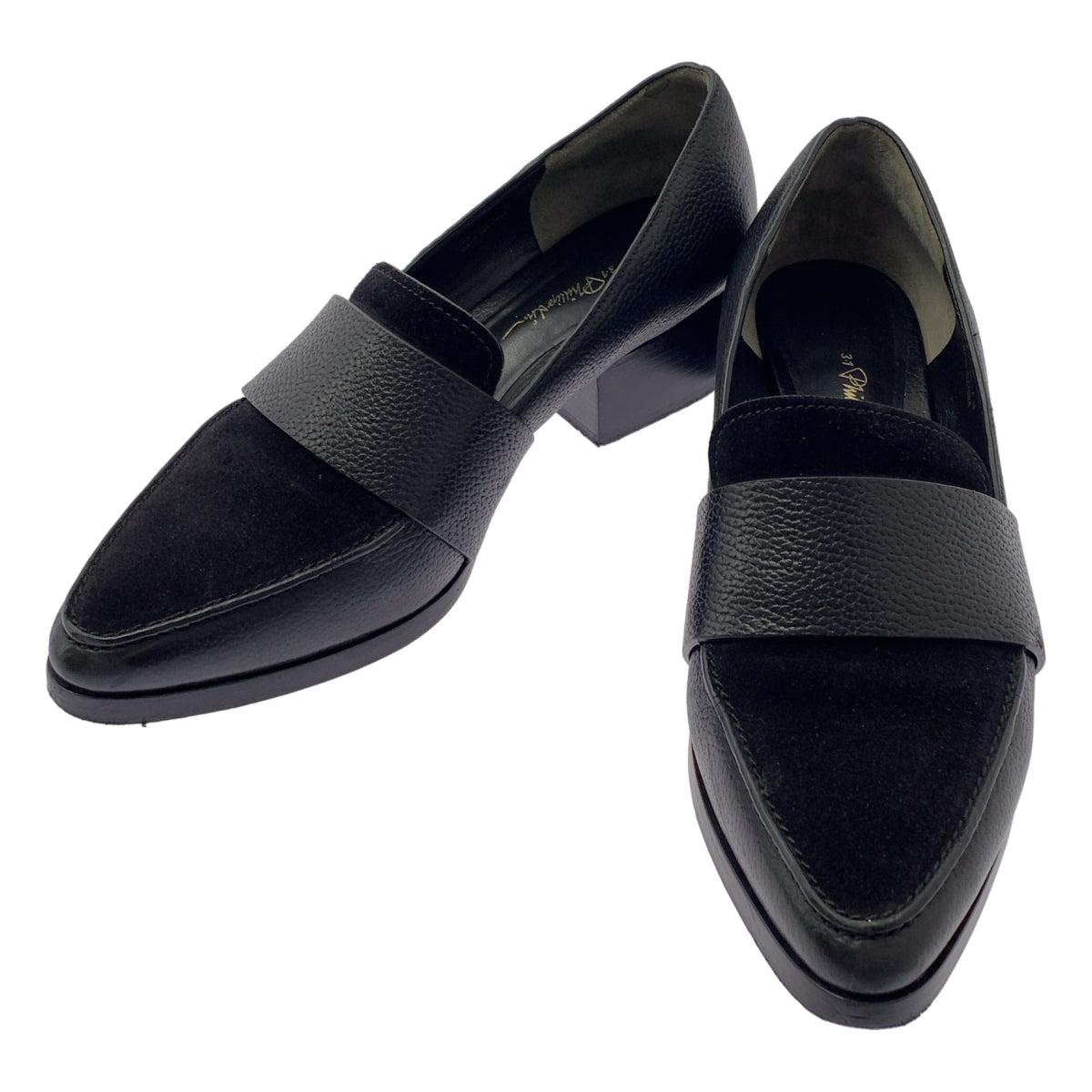 3.1 Phillip Lim / 쓰리원 필립 림 | 가죽 스웨이드 전환 힐 로퍼 | 38 |