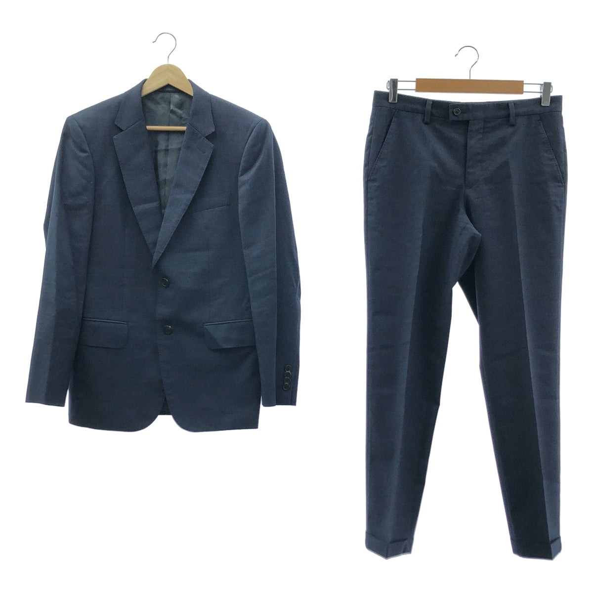 Paul Smith | SOHO FIT 羊毛套裝 / 2B 修身外套 / Marlane 休閒褲與長褲 | M 碼 | 海軍藍 | 男款