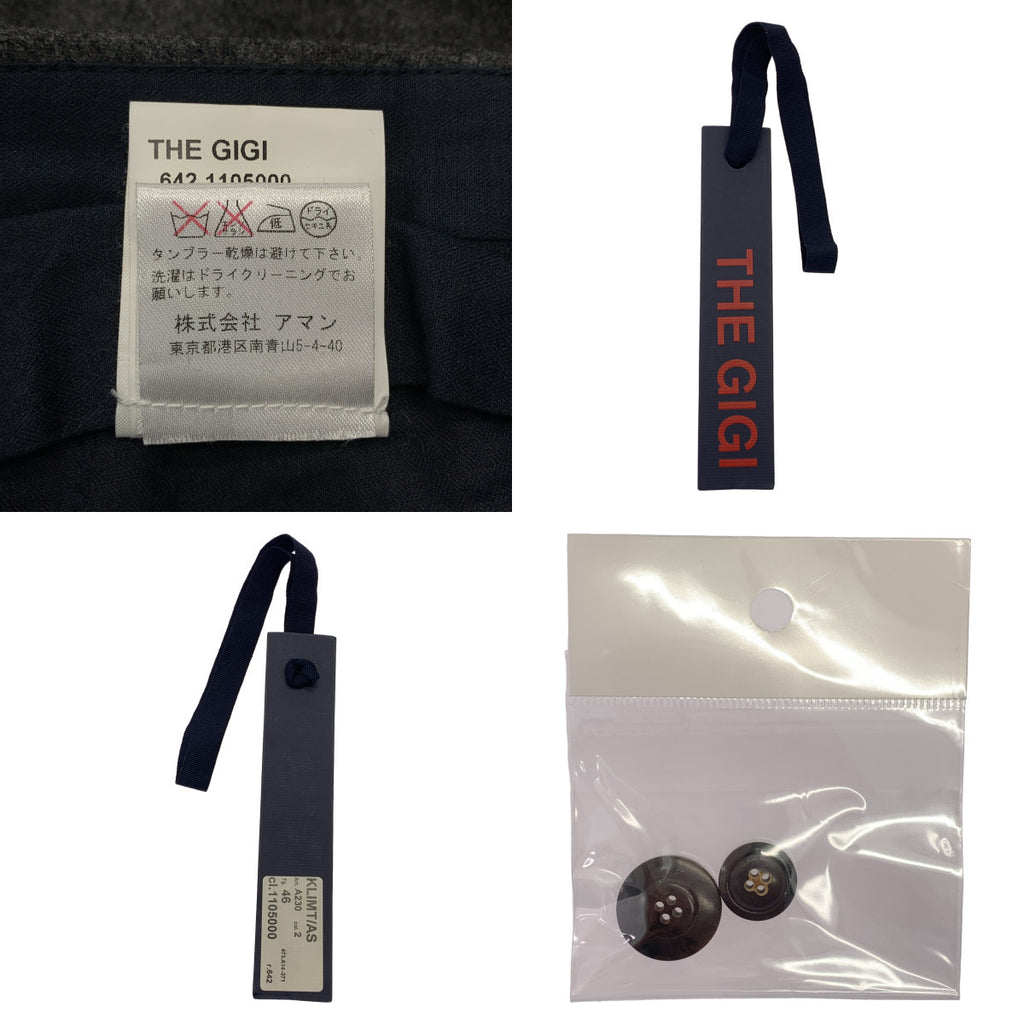 【美品】  THE GIGI / ザ・ジジ | セットアップ スーツ / KLIMT ウール フランネル ショールカラー 2B テーラードジャケット / スラックス | 46 | グレー | メンズ