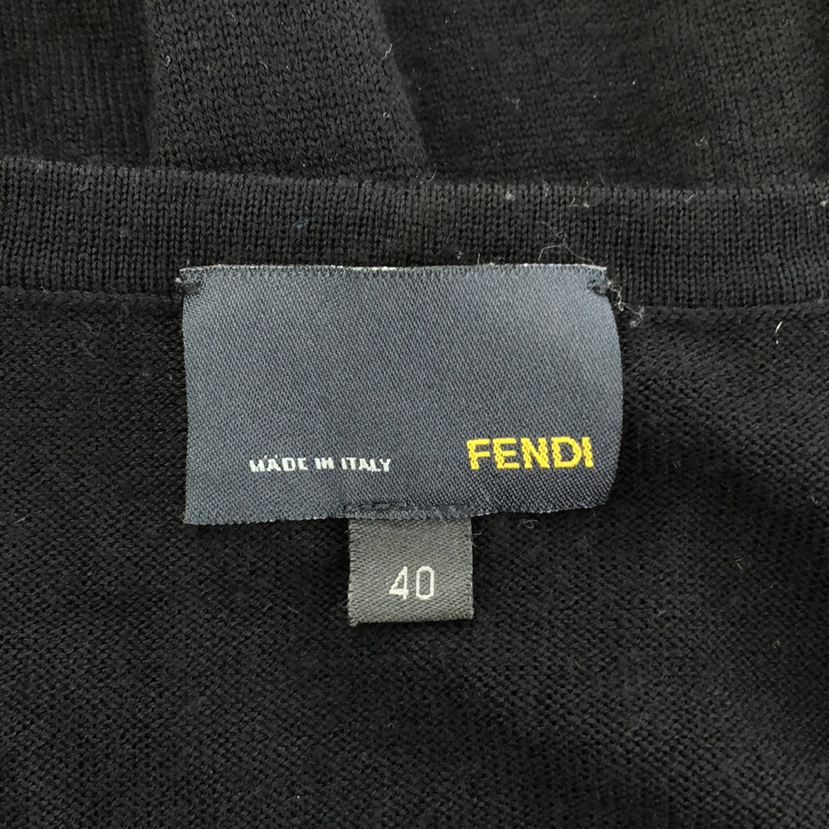 FENDI | Wool knit pullover | 40 | Black | Women's