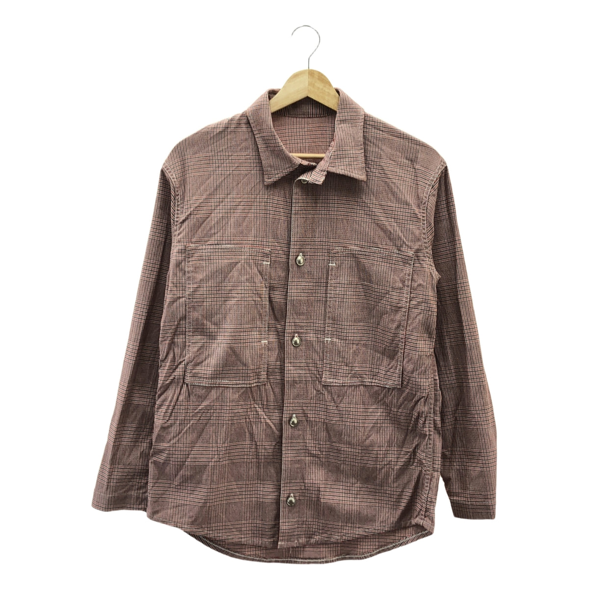 【美品】  sulvam / サルバム | 2024SS | グレンチェック アウトポケット シャツ | S | マルチカラー | メンズ