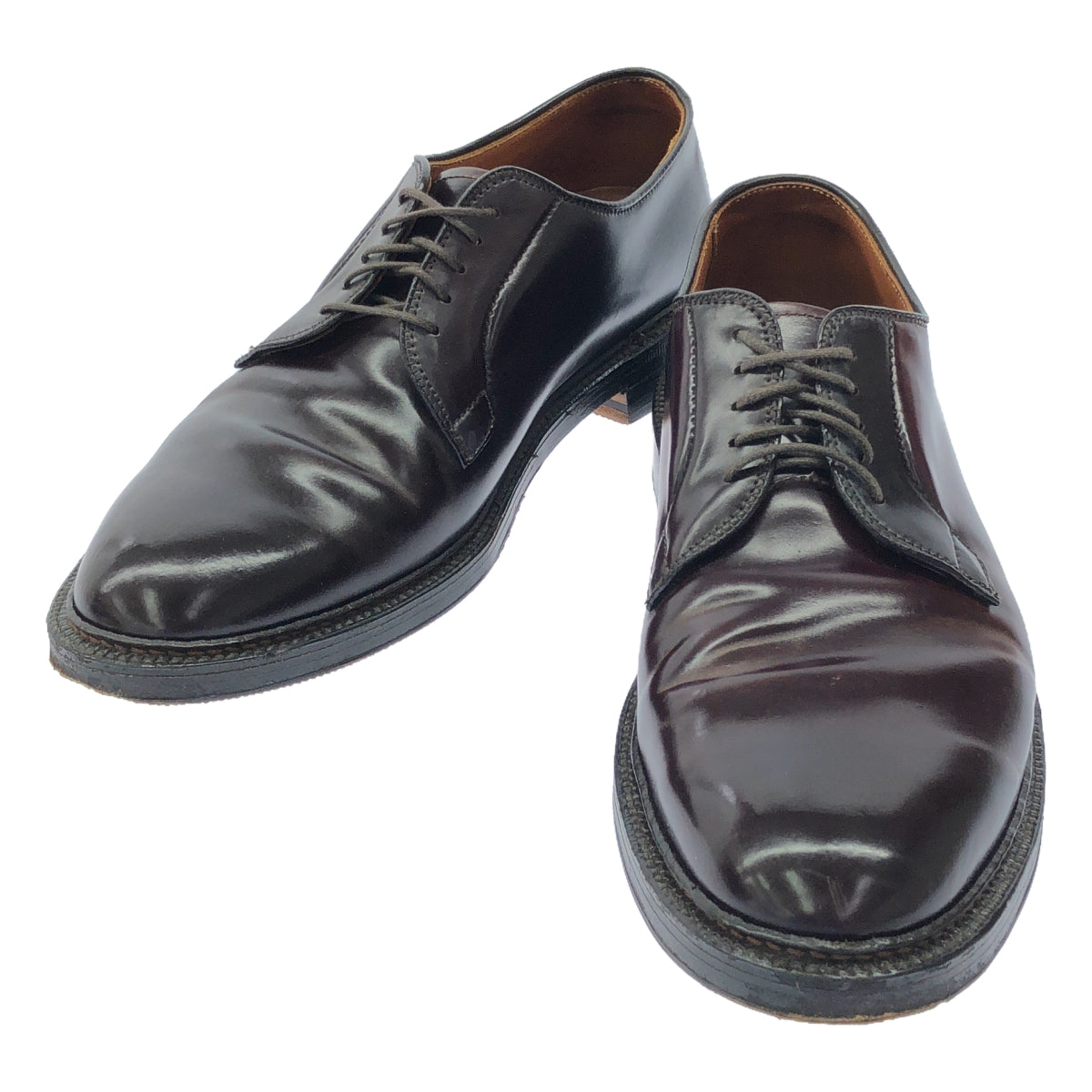 ALDEN / オールデン | 990 コードバン 外羽根 プレーントゥシューズ シューツリー付き | 8 1/2 | バーガンディ | メンズ