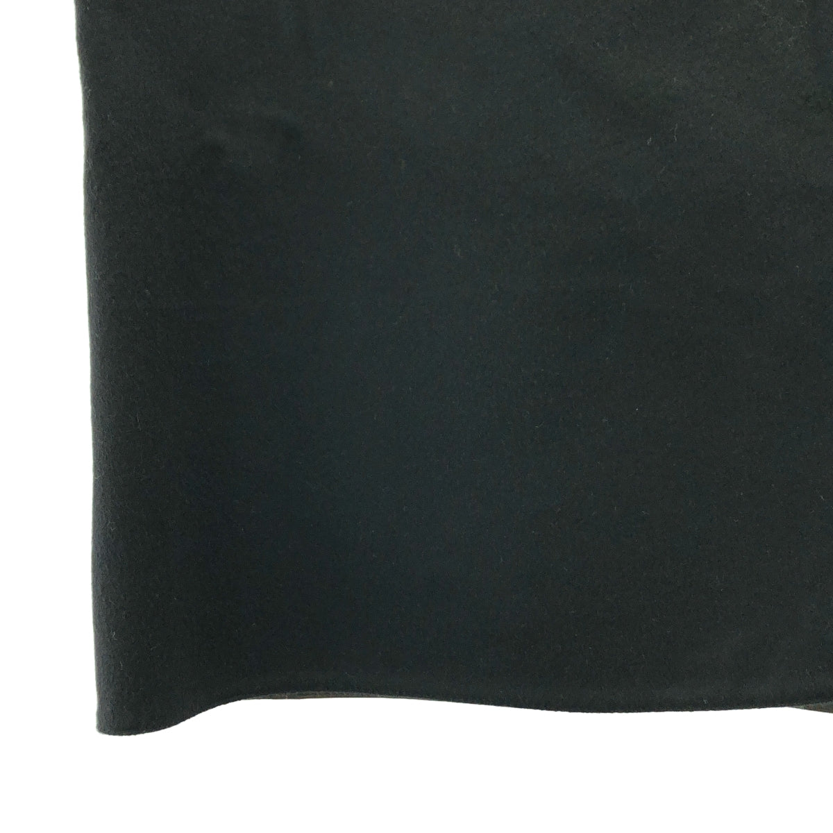 MARNI / マルニ | レザー ウール  ノーカラー コート | 40 | ブラウン/ブラック | レディース