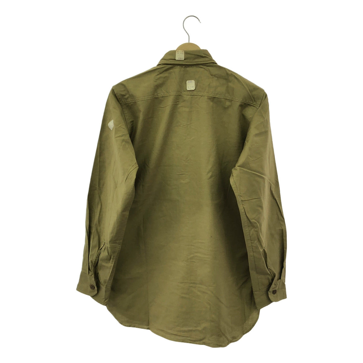 【美品】  U.S.ARMY / アメリカ軍 | 推定40s ヴィンテージ L/S シャツ | 0 | カーキ | メンズ