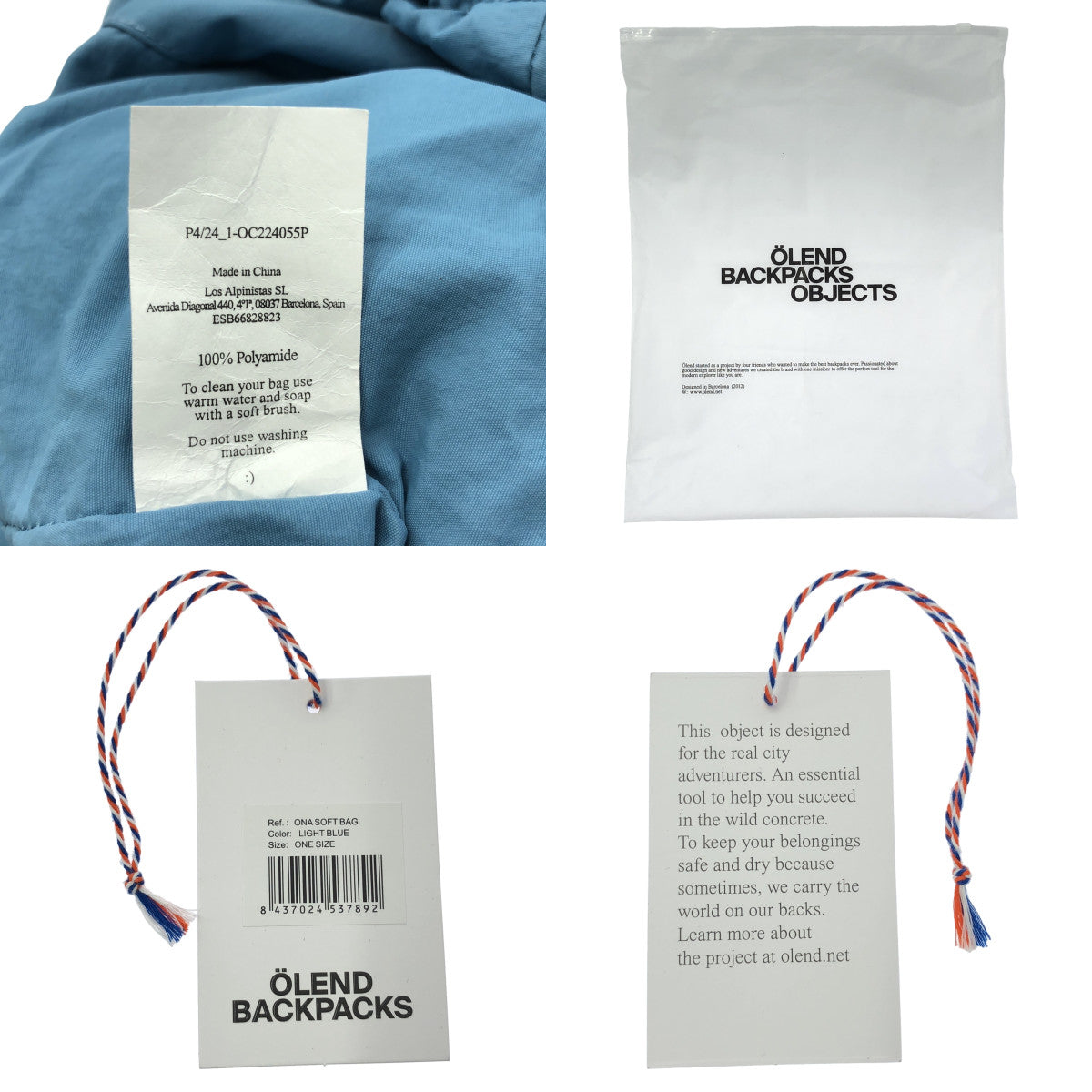 OLEND / オレンド | ONA SOFT BAG / 2way ショルダー付き 巾着 ハンドルバッグ | one size |