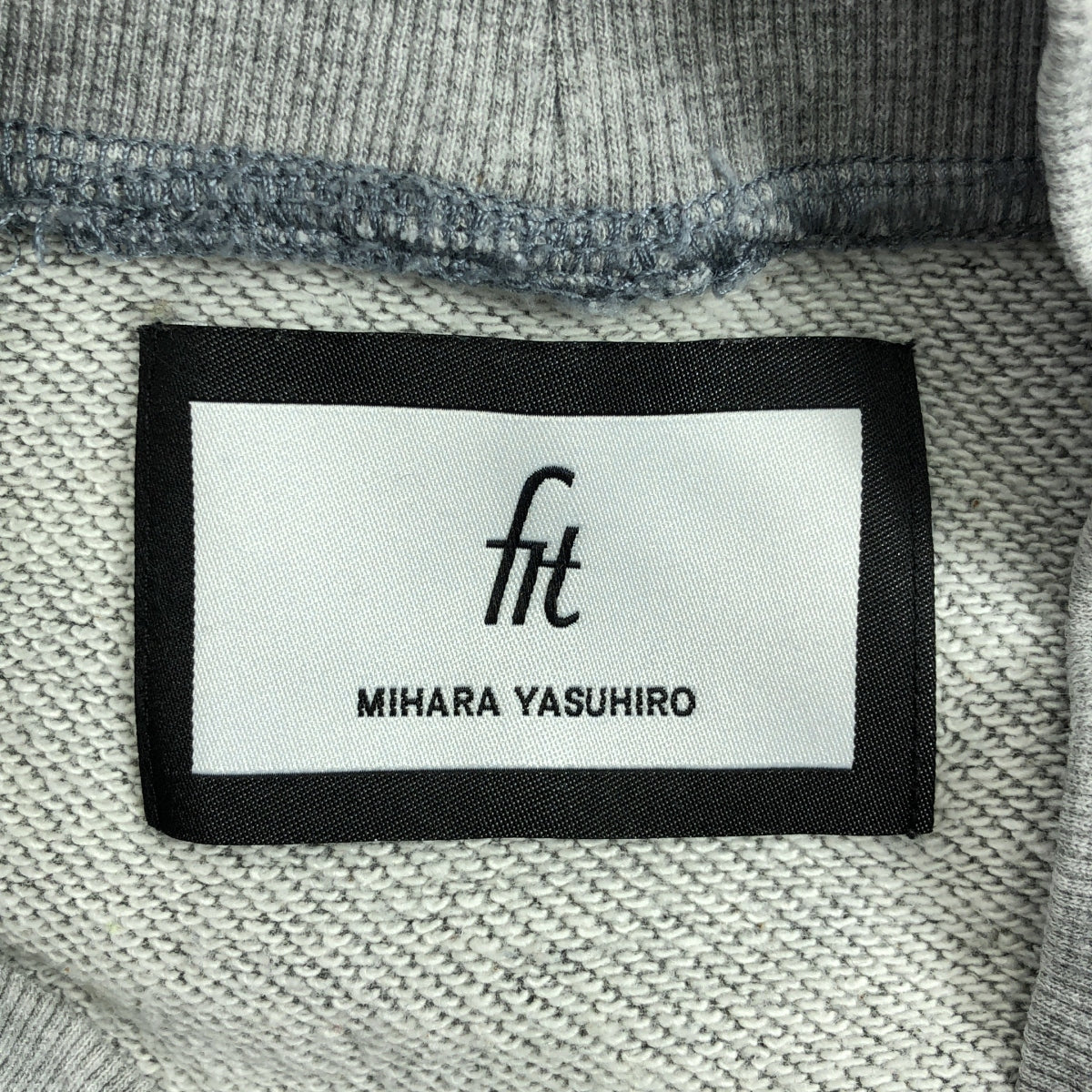 FIT MIHARAYASUHIRO / フィットミハラヤスヒロ | High-neck Sweat Pull-over ハイネック プルオーバー スウェット | 50 | グレー | メンズ