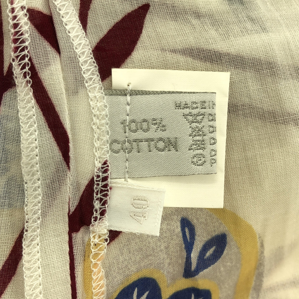 miu miu / 뮤 뮤 | 코튼 V 넥 프린트 원피스 | 38 | 여성