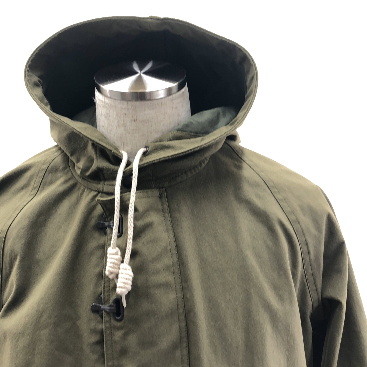 NIGEL CABOURN | HALFTEX DECK JACKET | Military deck jacket hoodie | Fully lined with fleece | Size 50 | Men's