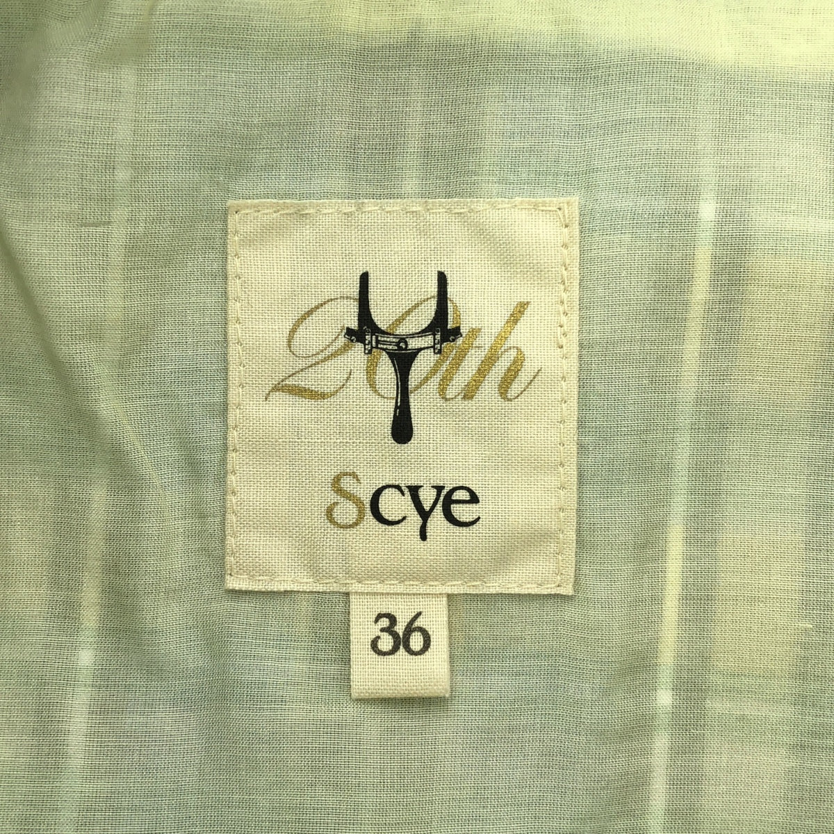 SCYE | 20th 亞麻棉質格紋夾克衫 | 36 |多色 |男士