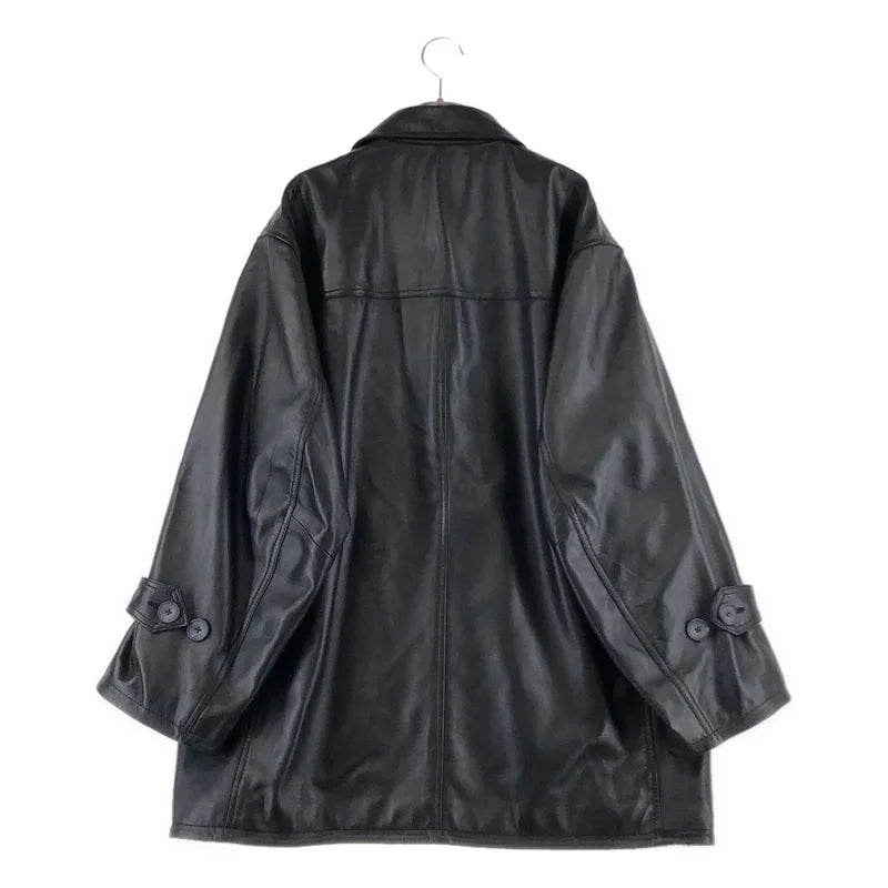 Maison Special / メゾンスペシャル | Sheep Leather Car Coat / シープレザー カーコート | 1 | メンズ
