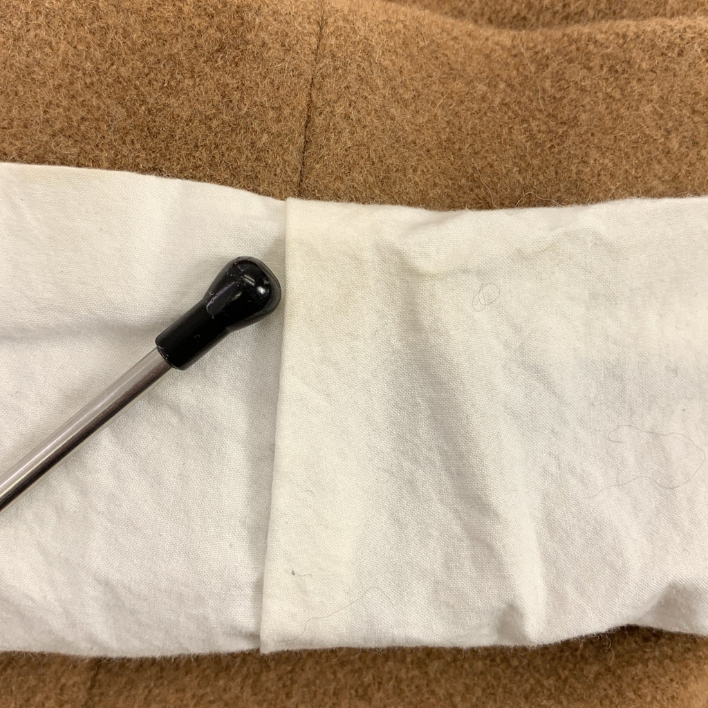 ATON / 에이턴 | CAMEL MOLESKIN BALMACAAN COAT 몰스킨 발마칸 코트 | 6 | 남성