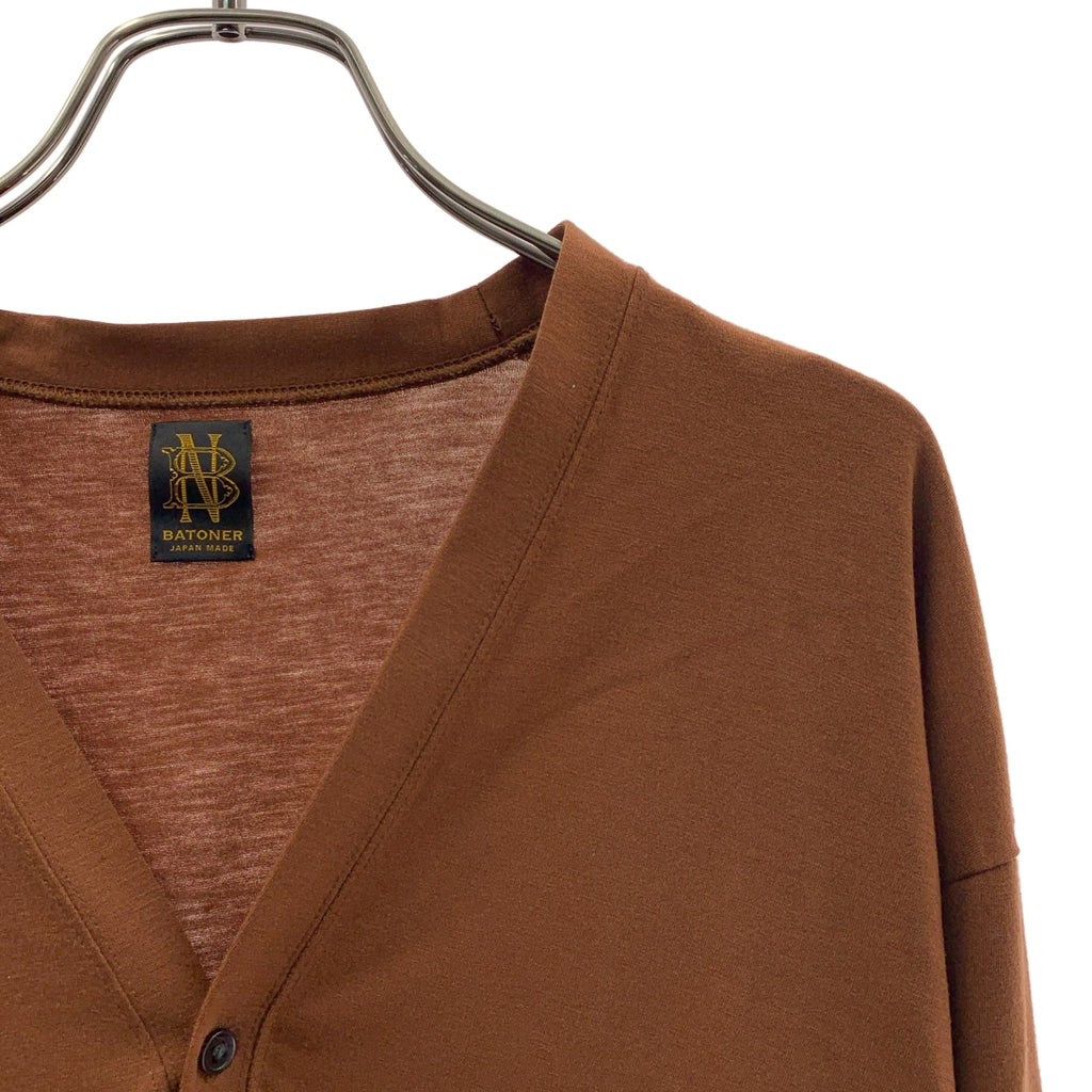 BATONER / バトナー | 2022AW | オーバーシルエット カーディガン | 2 | メンズ