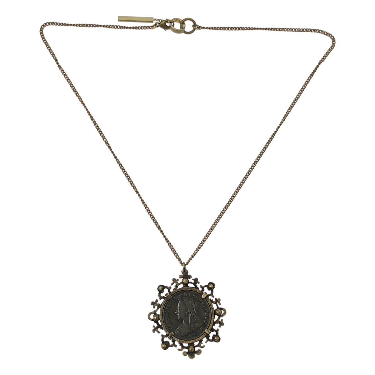 JOHN ALEXANDER SKELTON / 존 알렉산더 해골 | 2024AW | × Slim Barrett / coin necklace / 목걸이 |
