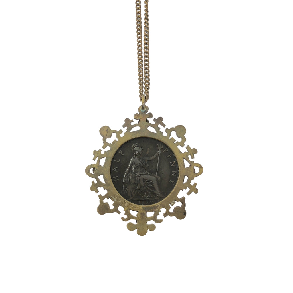 JOHN ALEXANDER SKELTON / 존 알렉산더 해골 | 2024AW | × Slim Barrett / coin necklace / 목걸이 |