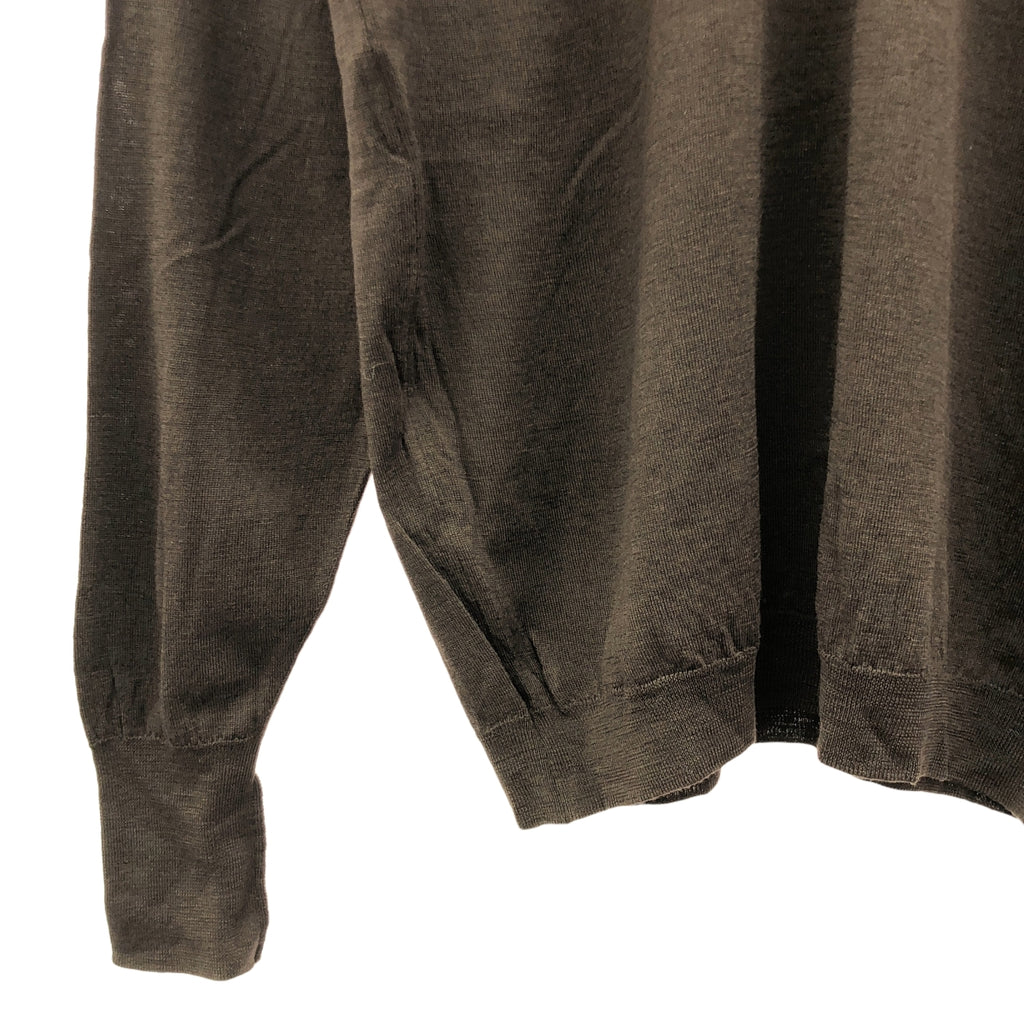 JOHN SMEDLEY / John Smedley | 羊毛針織套頭衫 | M | 棕色 | 男款