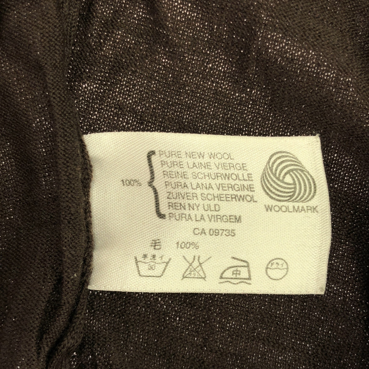 JOHN SMEDLEY / ジョンスメドレー | ウール ニット プルオーバー セーター | M | ブラウン | メンズ