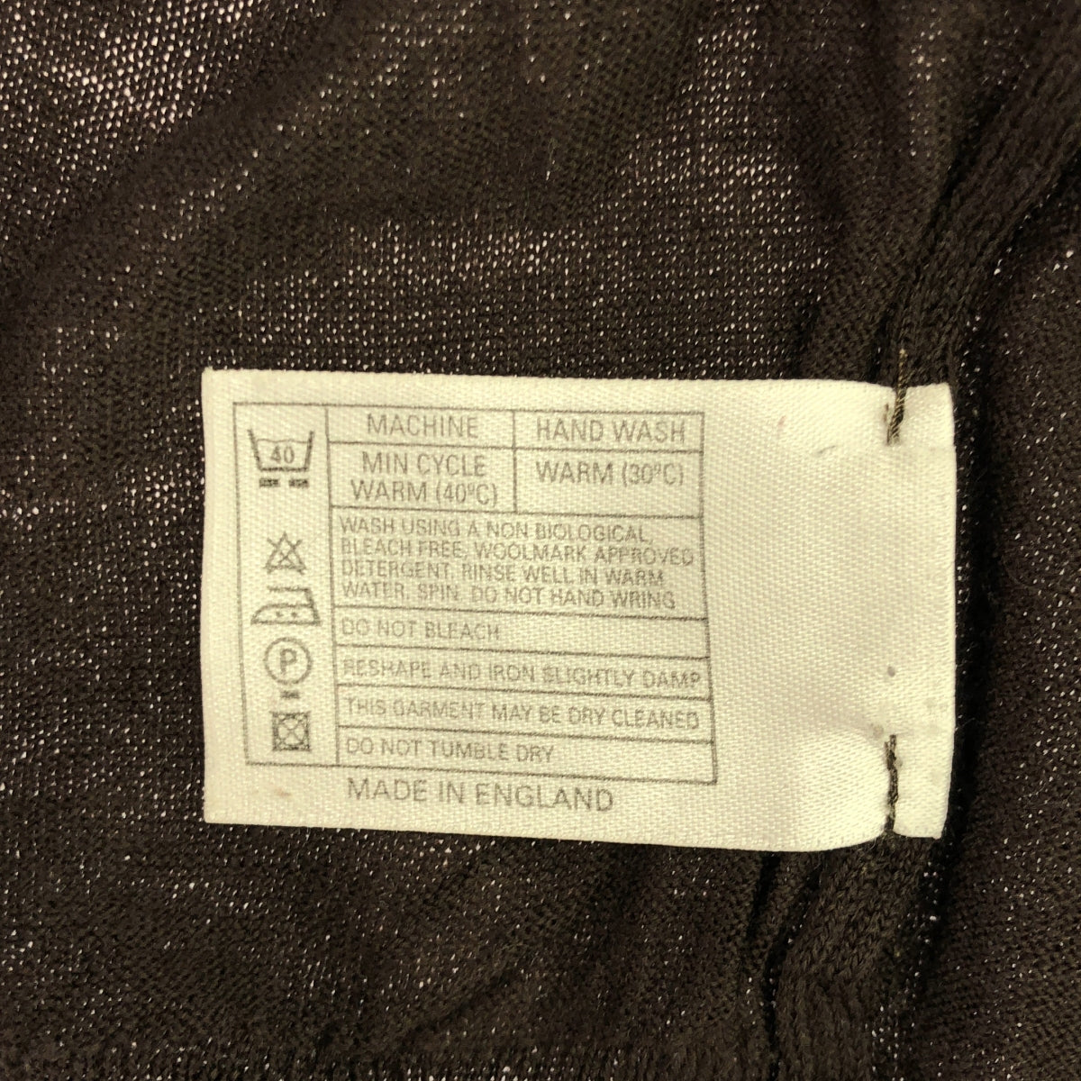 JOHN SMEDLEY / ジョンスメドレー | ウール ニット プルオーバー セーター | M | ブラウン | メンズ