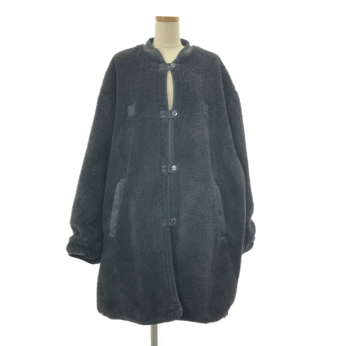 ARMY TWILL / アーミーツイル | 2022AW | リバーシブル ボア ノーカラー オーバー コート | F | レディース