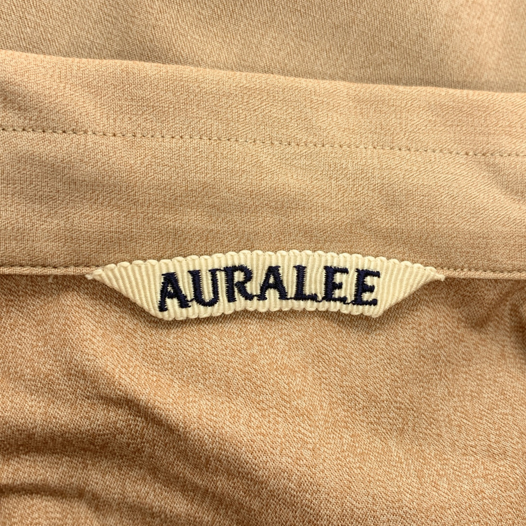AURALEE / 오라리 | 2023SS | WASHED FINX TWILL BIG SHIRT 핑크스 코튼 트일 빅 셔츠 | 3 | 베이지 | 남성