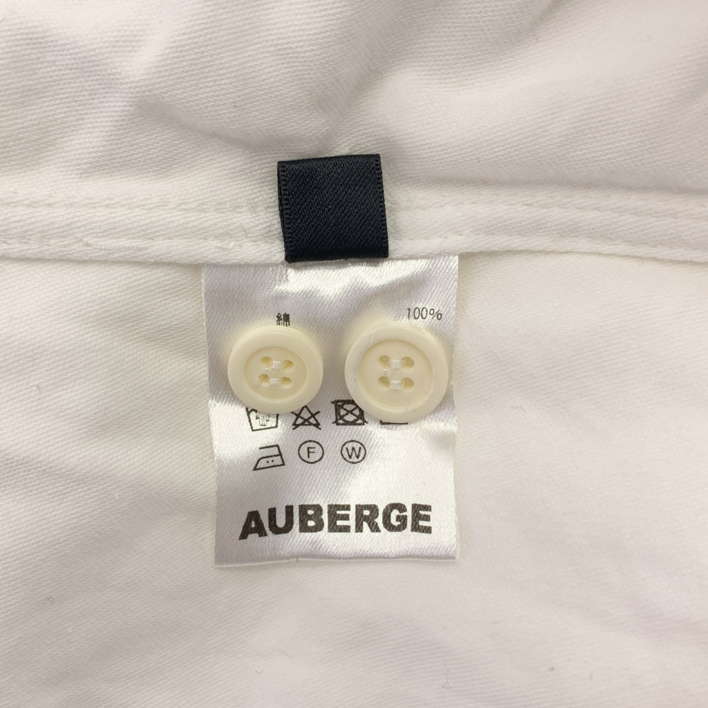 AUBERGE | 棉質褶皺常規領襯衫 | 尺寸 40 | 男款