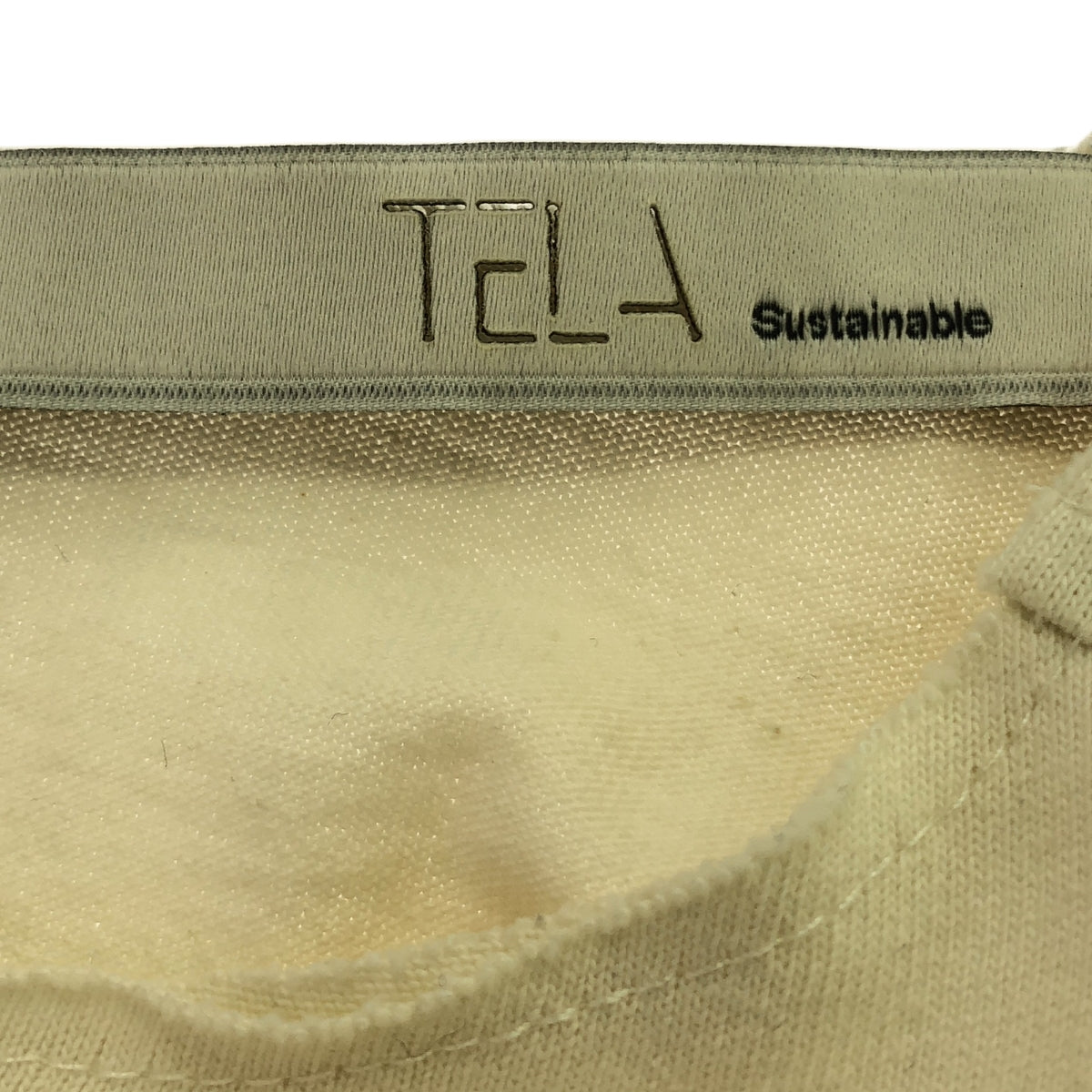 TELA / テラ | コットン カットアウト ワンピース | S | アイボリー | レディース