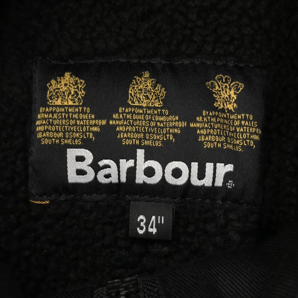 [Good Condition] Barbour | Oiled Corduroy Jacket with Detachable Hood and Liner | Size 34 | Black | Men's