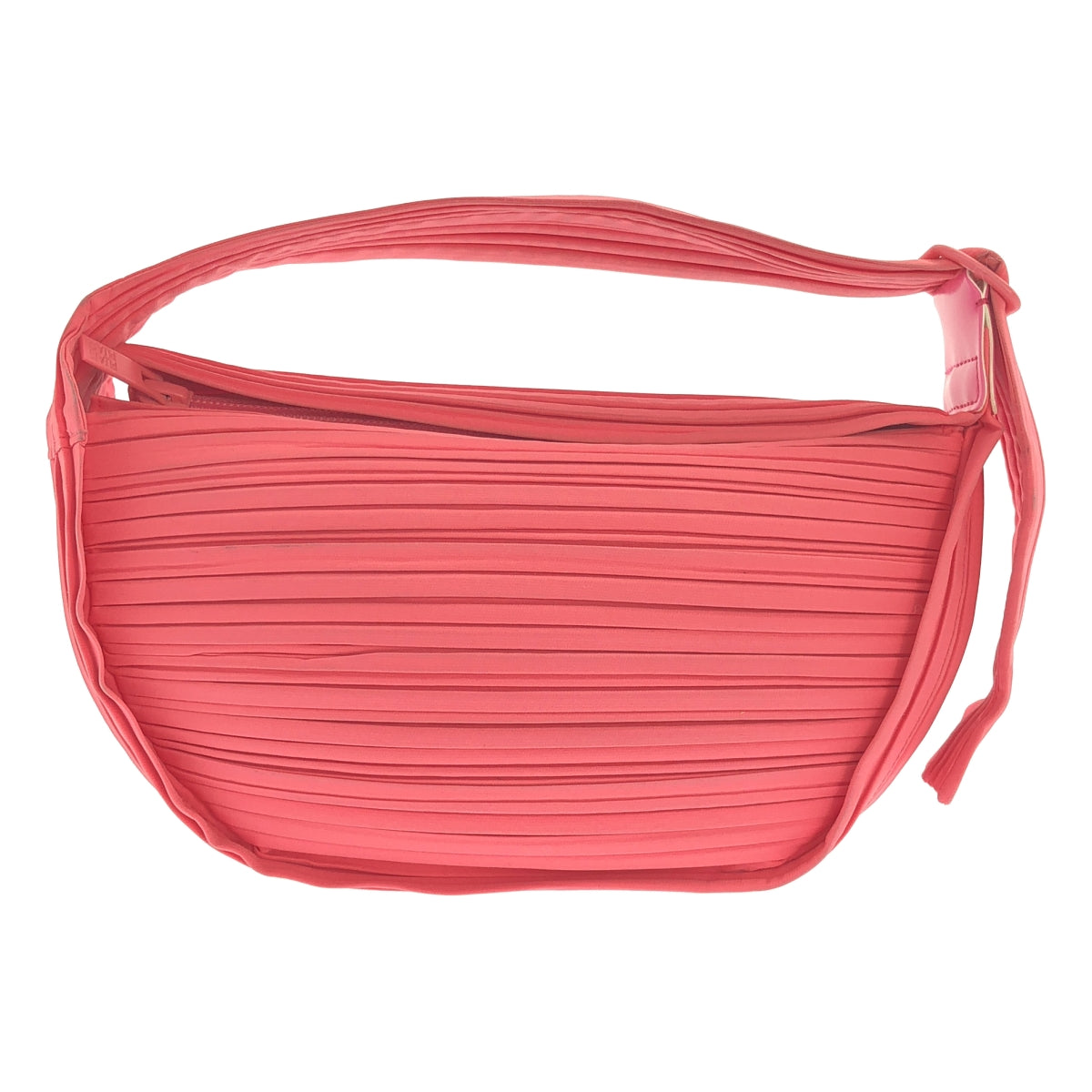 PLEATS PLEASE ISSEY MIYAKE / プリーツプリーズイッセイミヤケ | プリーツ ハーフムーン ハンドバッグ | ピンク | レディース
