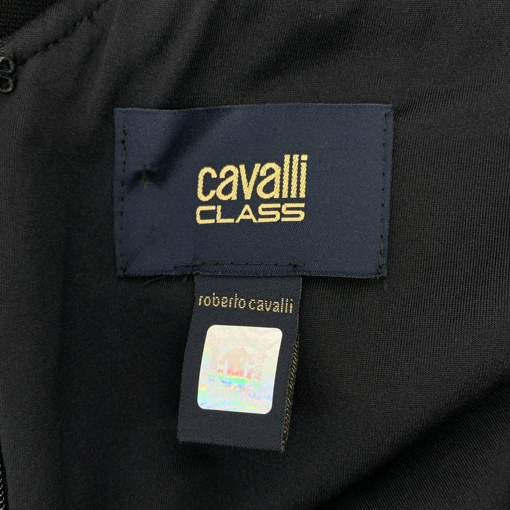 CLASS Roberto Cavalli | V領無袖連身裙，飾有珠寶裝飾 | 尺寸 42 |