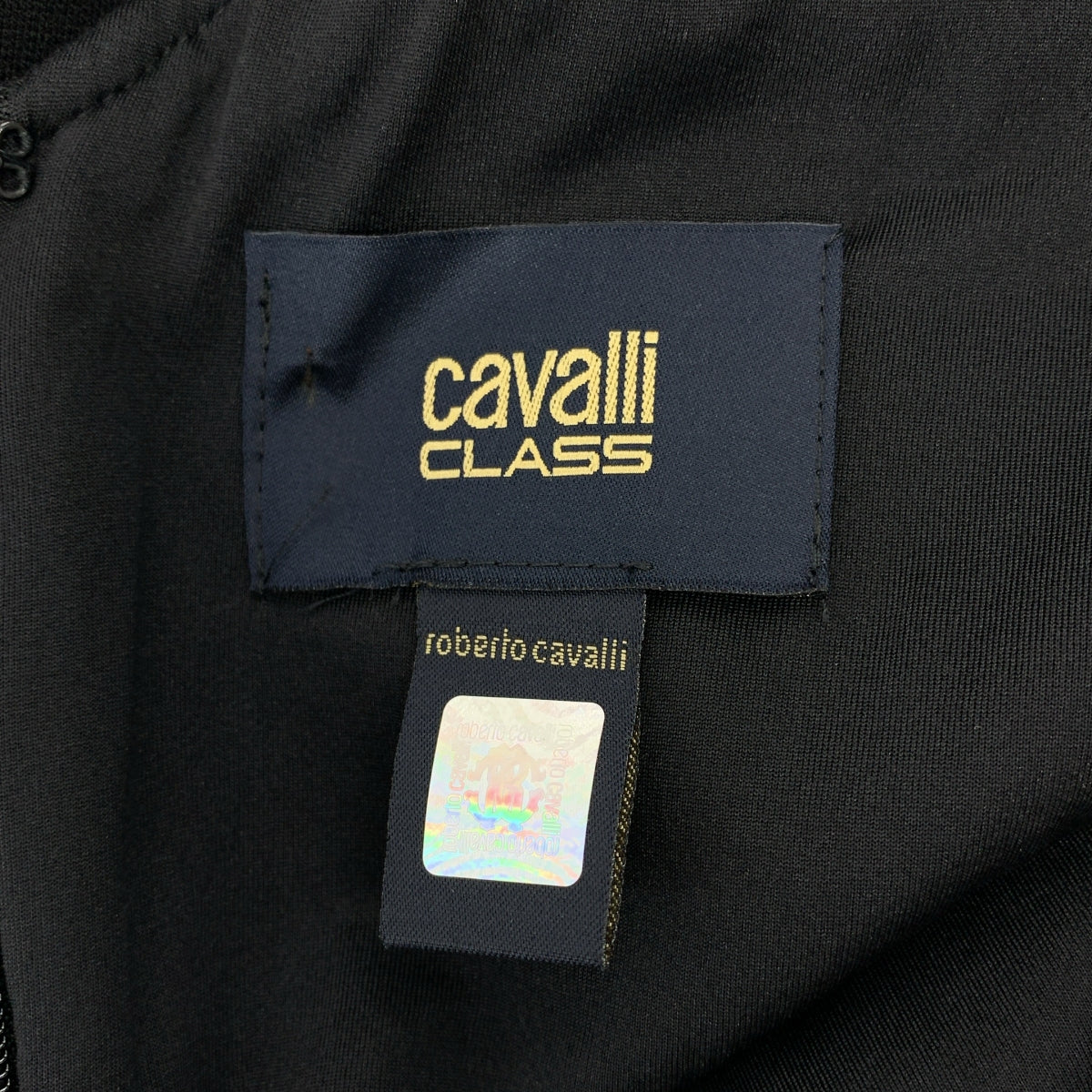 CLASS Roberto Cavalli | V領無袖連身裙，飾有珠寶裝飾 | 尺寸 42 |