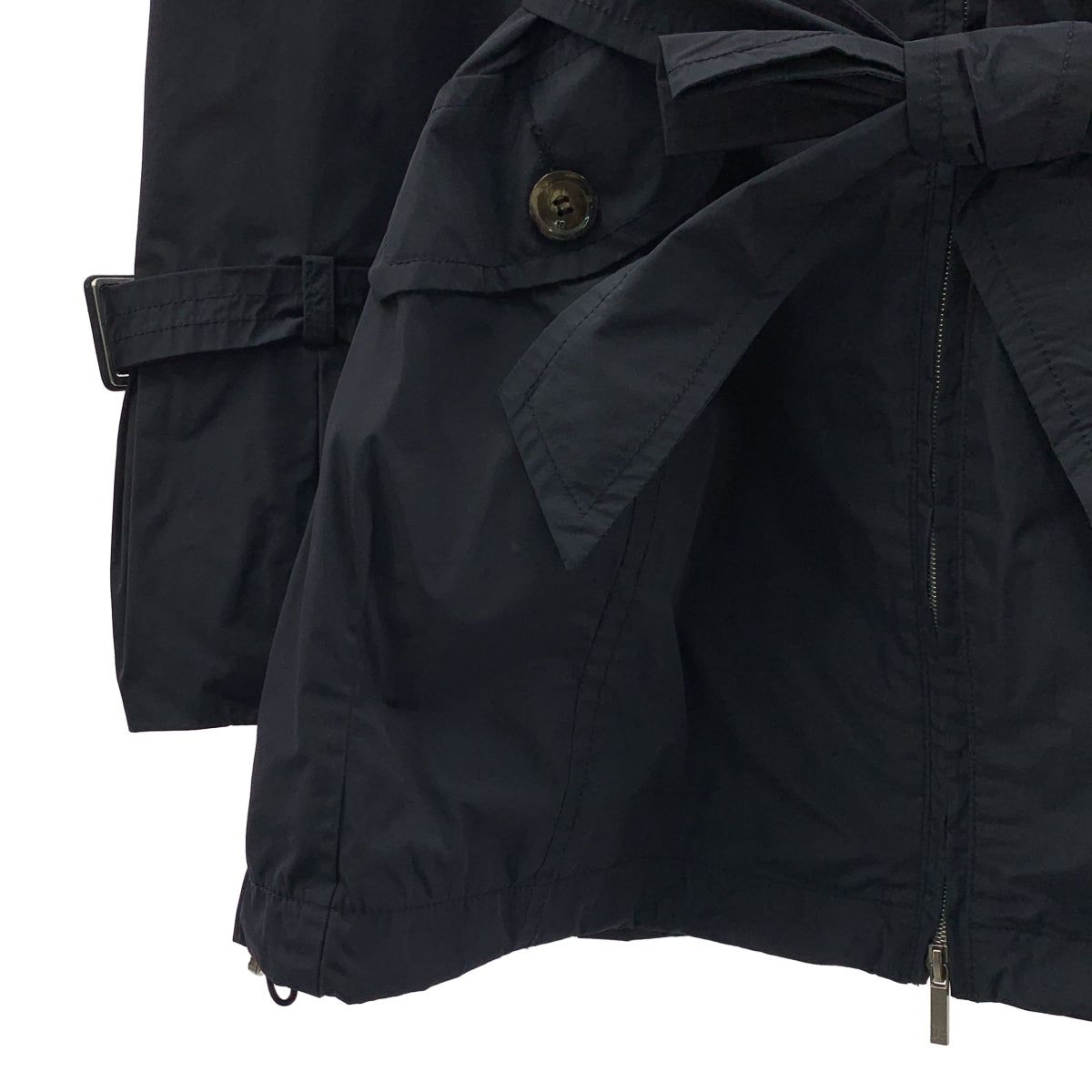 WEEKEND MAX MARA / ウィークエンドマックスマーラ | ポリエステル フーデッド ハーフコート | 44 | レディース