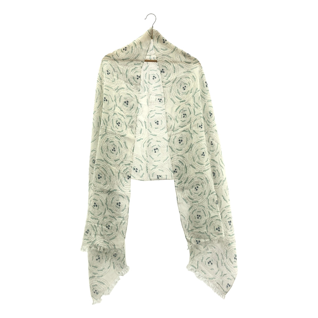 mina perhonen / ミナペルホネン | pirouette / 総柄 フリンジ ストール |