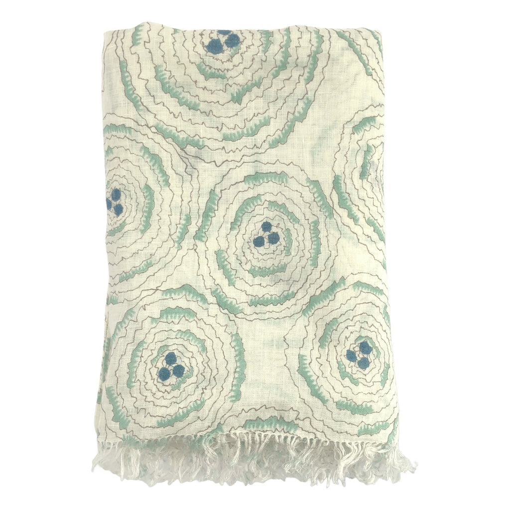 mina perhonen / ミナペルホネン | pirouette / 総柄 フリンジ ストール |