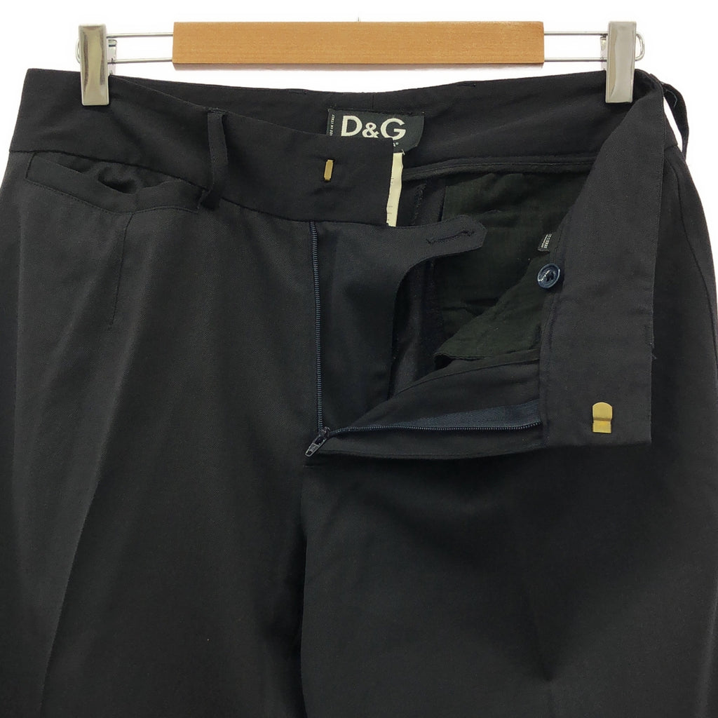 D&amp;G DOLCE&amp;GABBANA / 디앤지 | 센터 프레스 울 슬랙스 | 48 | 네이비 | 남성