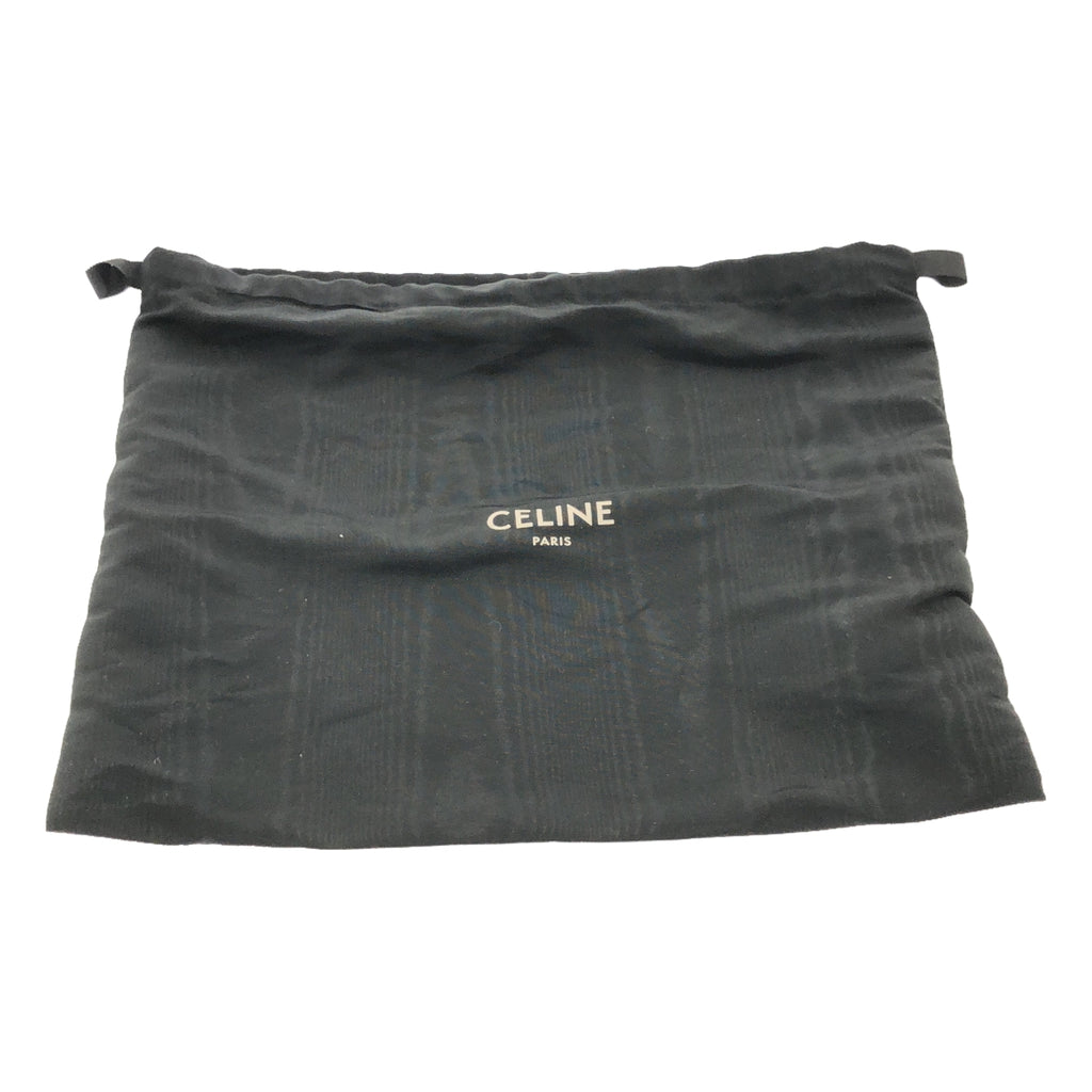 [狀況良好] CELINE | Triomphe 小牛皮帆布小號雙向單肩波士頓包 |棕色/紅色 |女性的