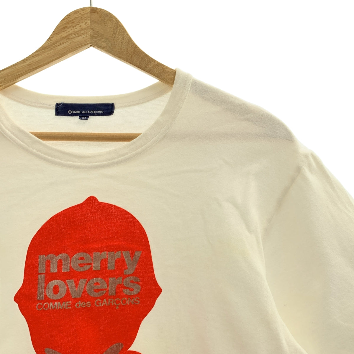 COMME des GARCONS / 콤데 갤슨 | 2004AW | merry lovers S/S TEE / 프린트 T셔츠 컷소우 | M |
