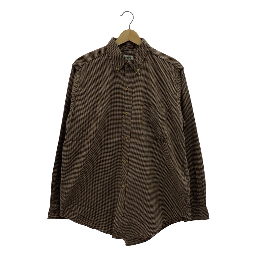 SASSAFRAS / ササフラス | コットン チェック ボタンダウンシャツ | S | メンズ