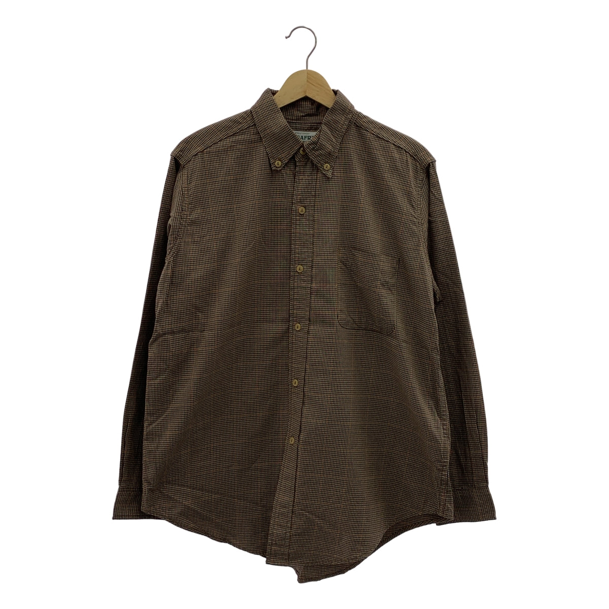 SASSAFRAS / ササフラス | コットン チェック ボタンダウンシャツ | S | メンズ