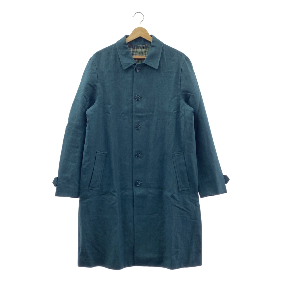 美麗的人們 | 亞麻人造絲陽台外套 | L碼 | 綠色 | 女款