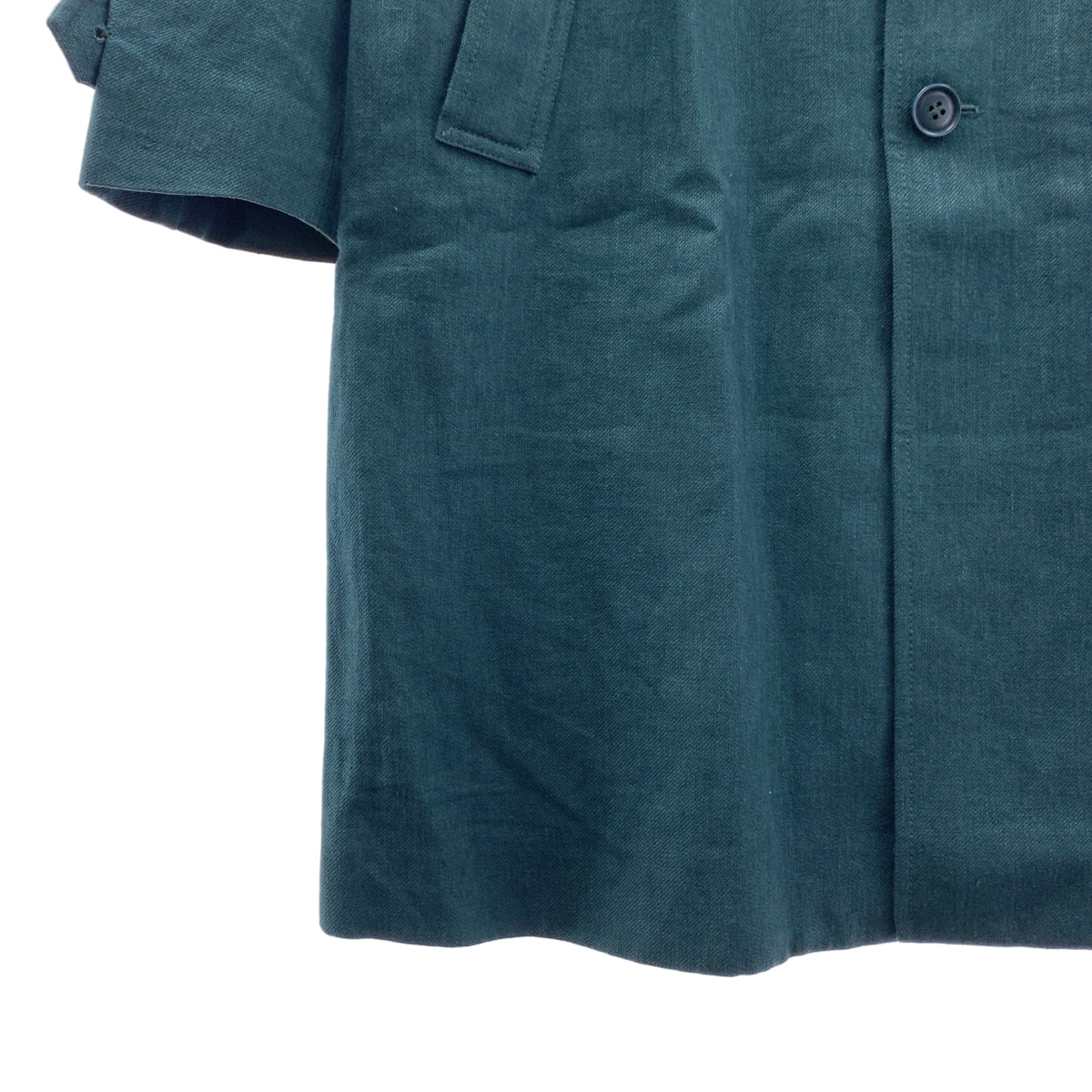 美麗的人們 | 亞麻人造絲陽台外套 | L碼 | 綠色 | 女款