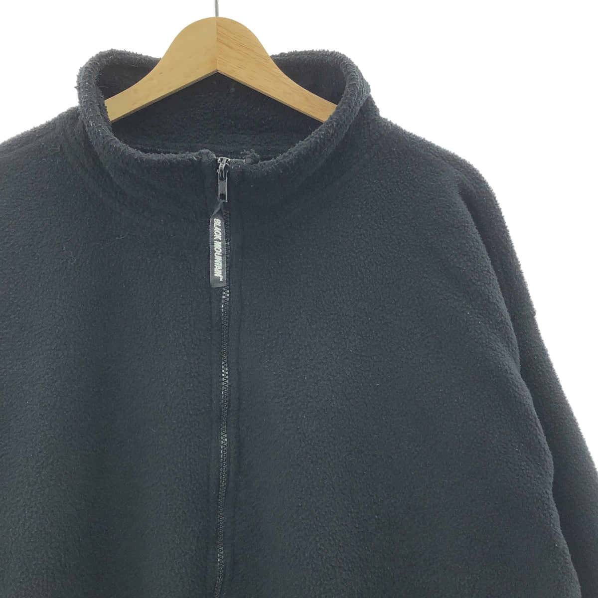 80s90s USA製 ビンテージ フリースジャケット ジップアップ 黒 VINTAGE / ヴィンテージ古着 | 1990s ヴィンテージ BLACK