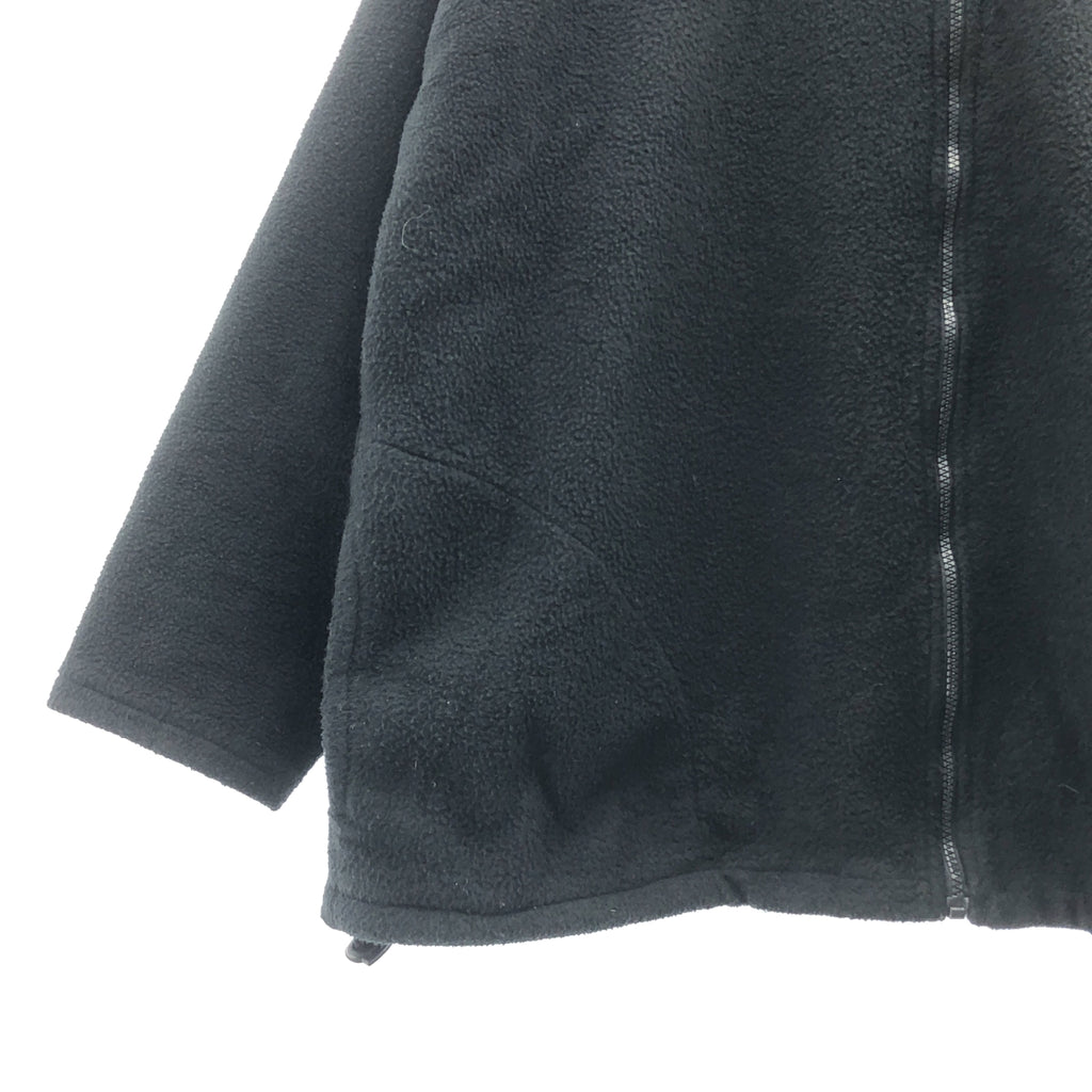 VINTAGE / ヴィンテージ古着 | 1990s ヴィンテージ BLACK MOUNTAIN フリース ジップアップ ジャケット 無地 | XL | ブラック | メンズ