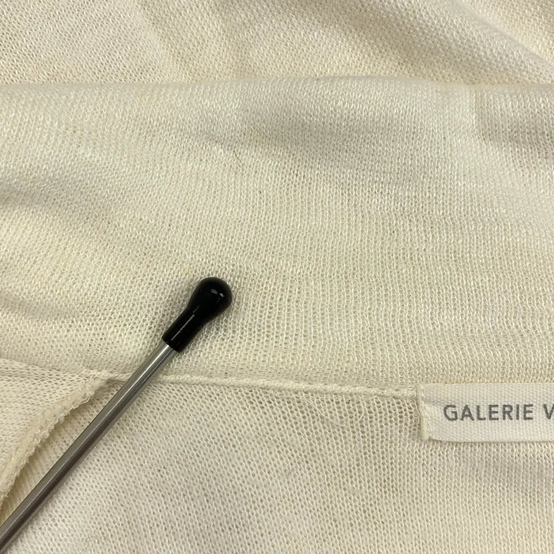 GALERIE VIE / ギャルリーヴィー | リネン シルク ニット ジャケット | 1 | オフホワイト | レディース