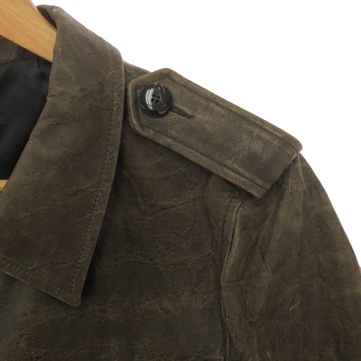 Rick Owens / リックオウエンス | STOOGES ラムレザー バイカー ダブル ライダースジャケット | M | メンズ