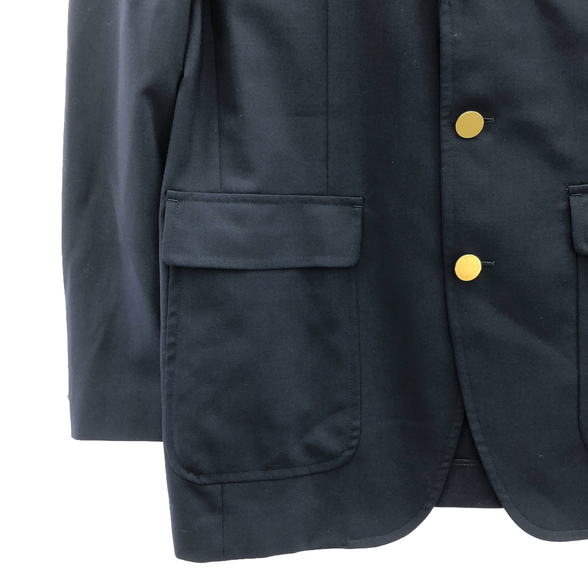 HYKE | Navy blazer with gold buttons, tailored jacket | 3 | Women's