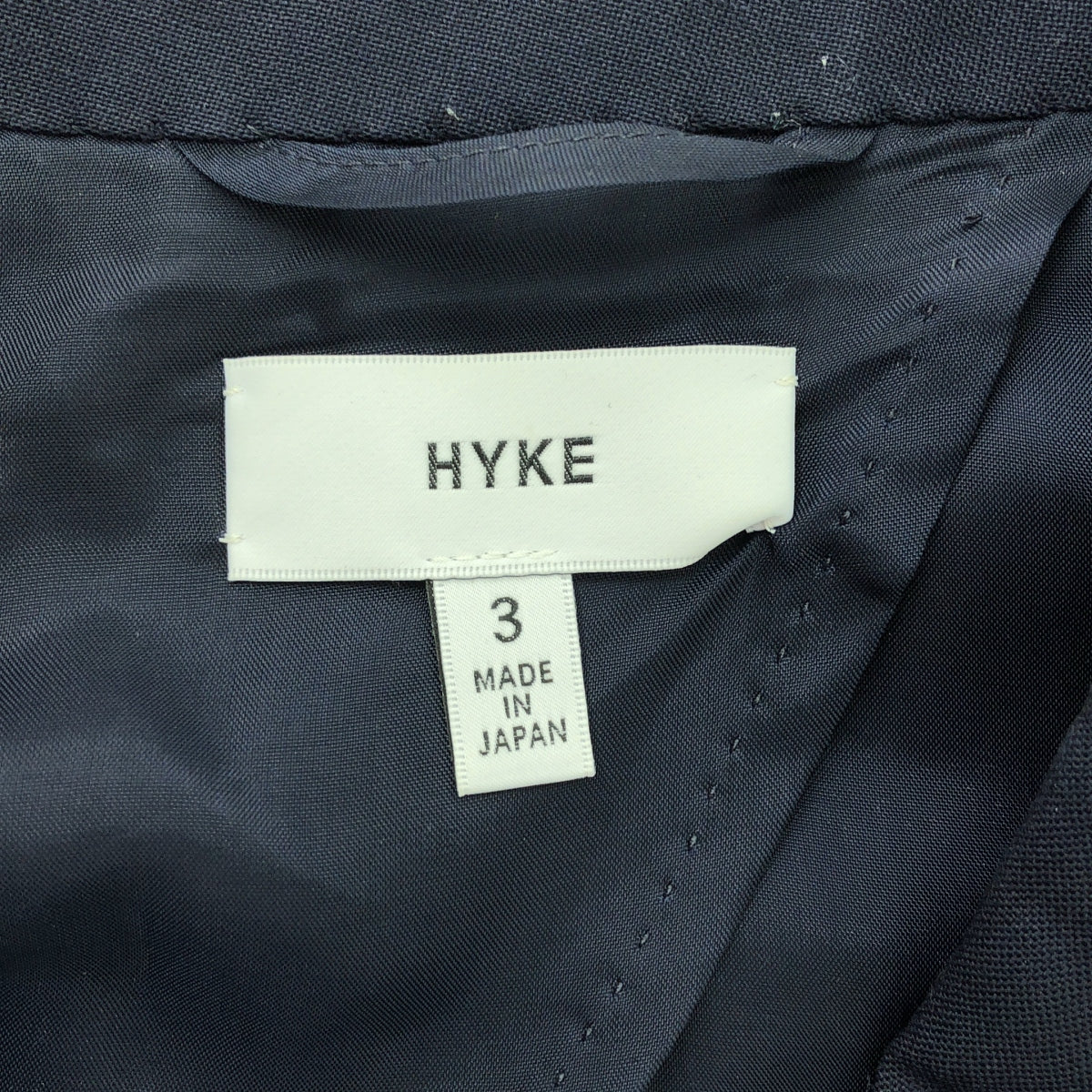 HYKE / 하이크 | 감색 황금 버튼 테일러드 재킷 | 3 | 여성