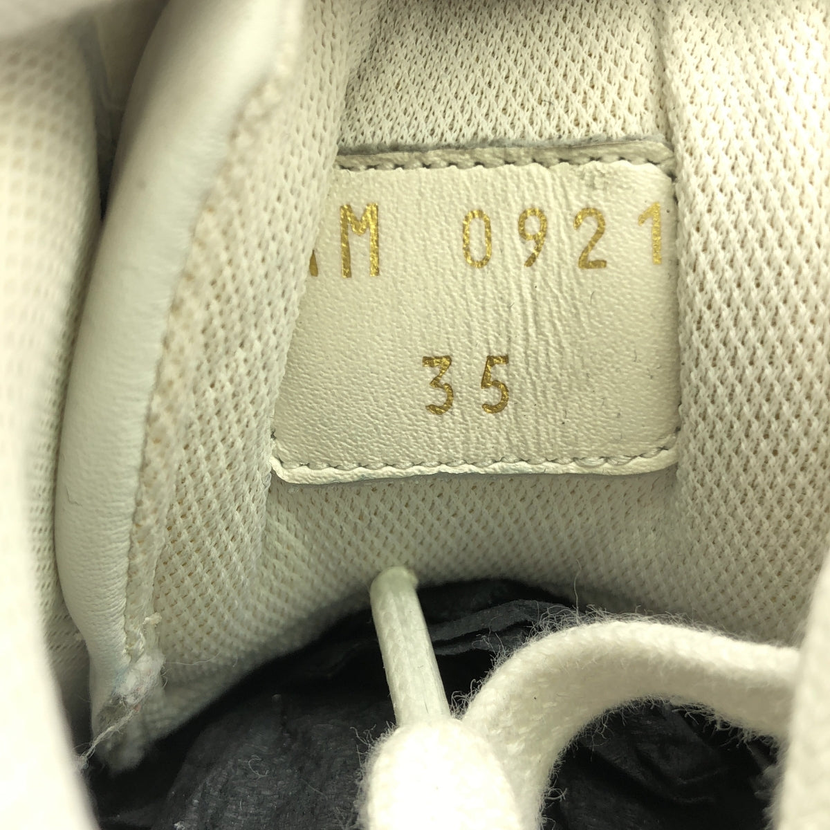 席琳 | Z TRAINER CT-03 皮革高筒運動鞋 |尺寸 35 |白色 |女性的